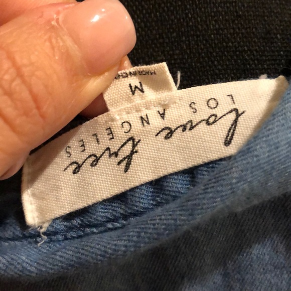 Button down “denim” top - Picture 4 of 4